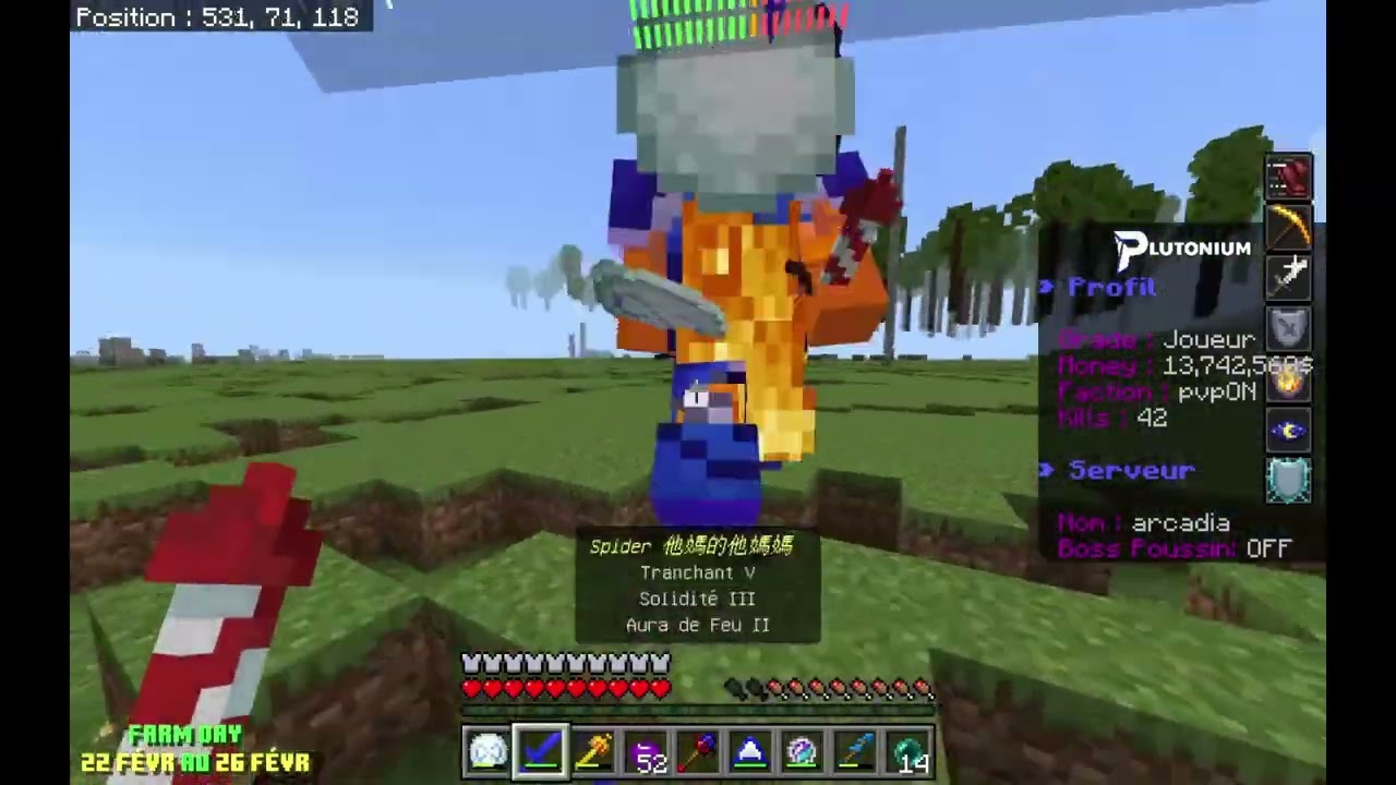 je re re crach full pluto ?  + droped 1 full plutonium V4