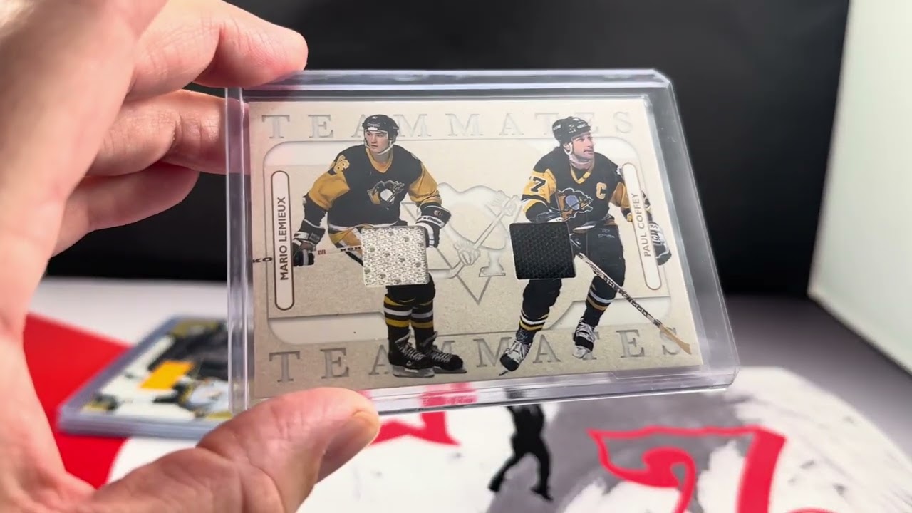Amazing Mario Lemieux Game Used added to the collection Part - 1
