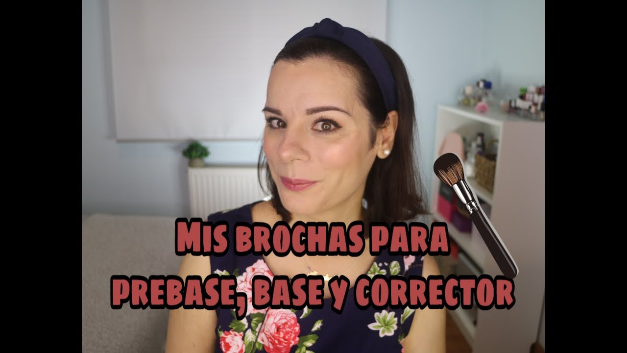 Mis brochas (prebase, base y corrector)