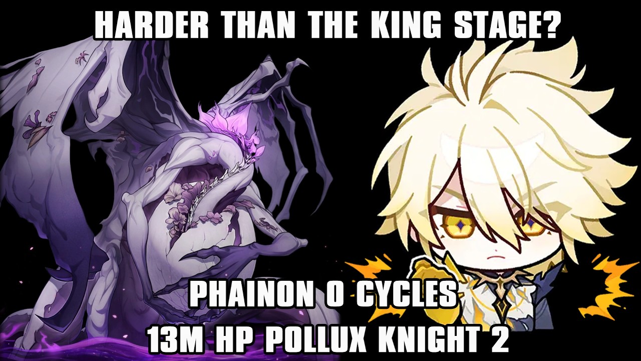 Phainon 0-Cycle VS 13m HP Pollux | Anomaly Arbitration Knight 2 | HSR 4.1 | 9 Cost