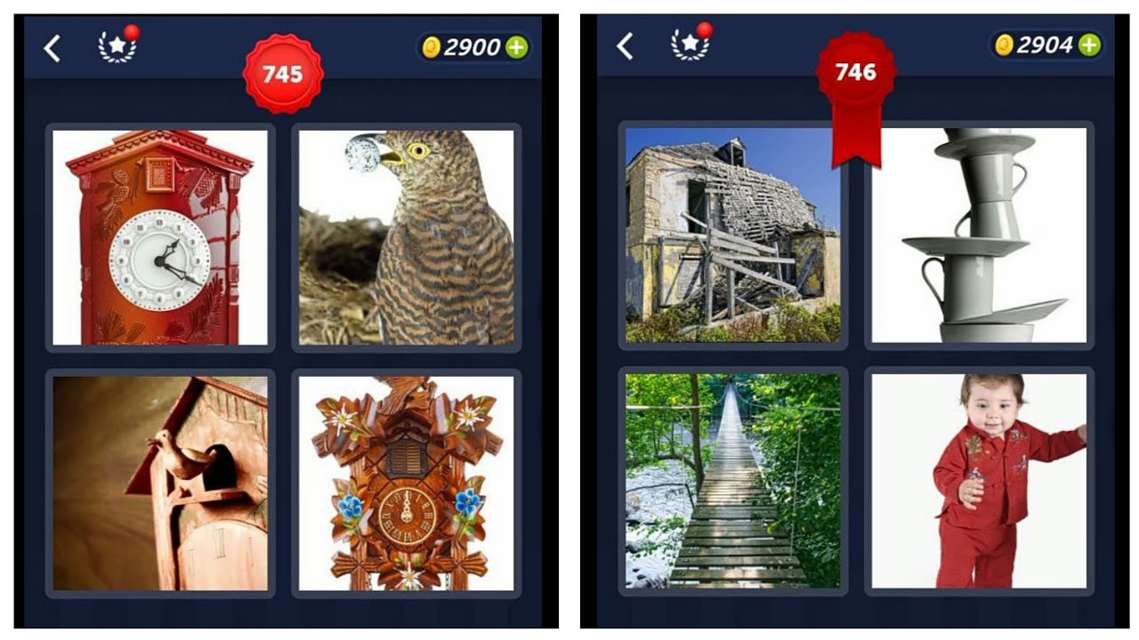 4 Images 1 Mot - 745,746 Niveau Réponses