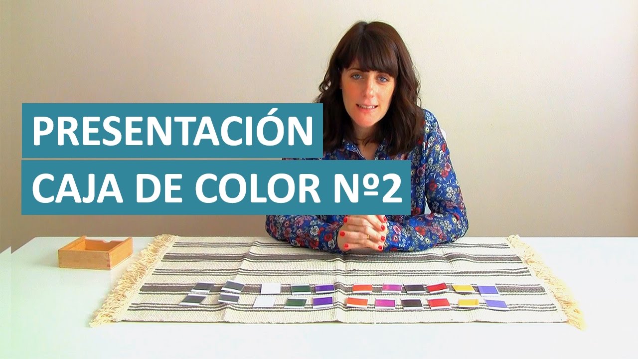 Aprender Los Colores - Presentación Caja de Color Nº2  Actividades Montessori