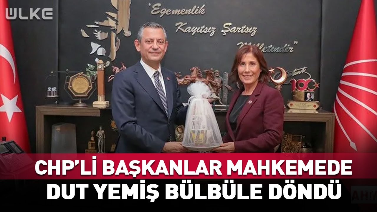 CHP'li Başkanlar Mahkemede Dut Yemiş Bülbüle Döndü! Cevap Veremediler...