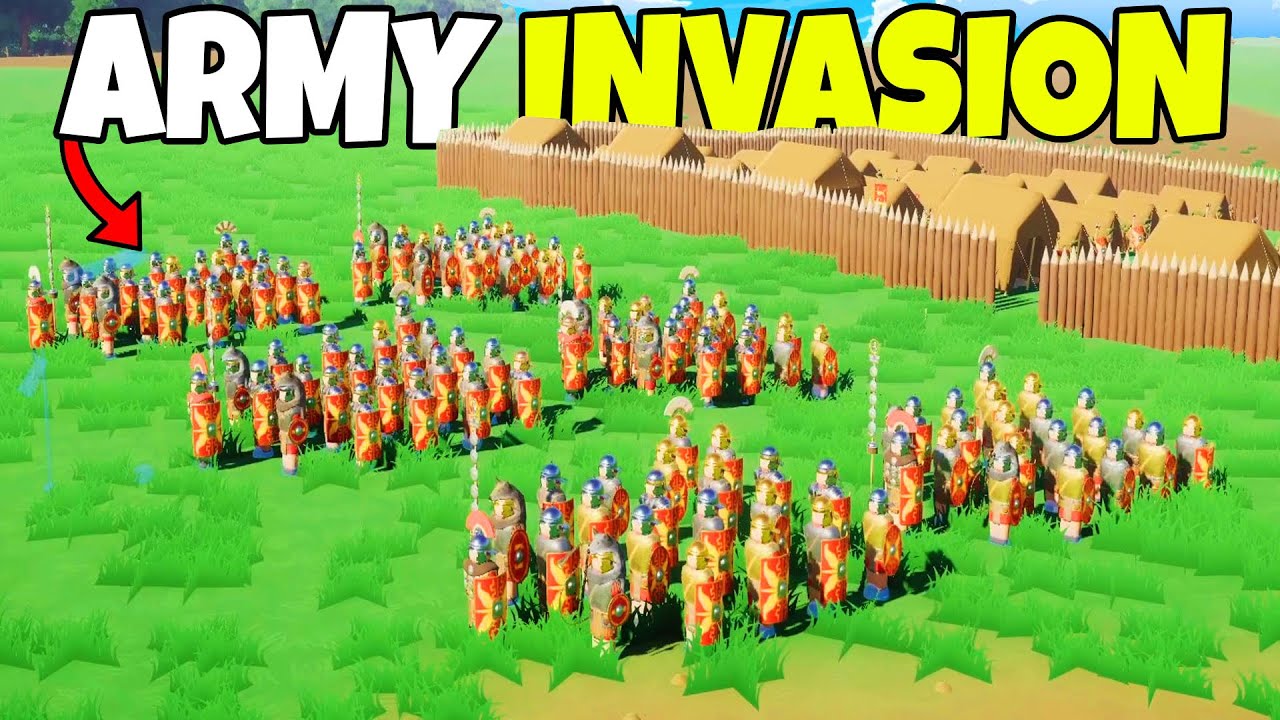 Huge ROMAN ARMY Invasion of Enemy CASTLES! - Warlord Britannia