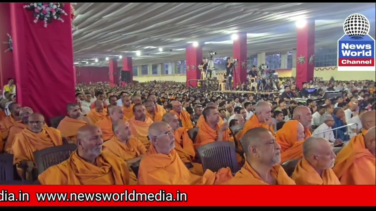 NEWS WORLD :- શિવરાત્રી ના પાવન પર્વે બી એ પી એસ શ્રી સ્વામિનારાયણ મંદિર અટલાદરા ખાતે 