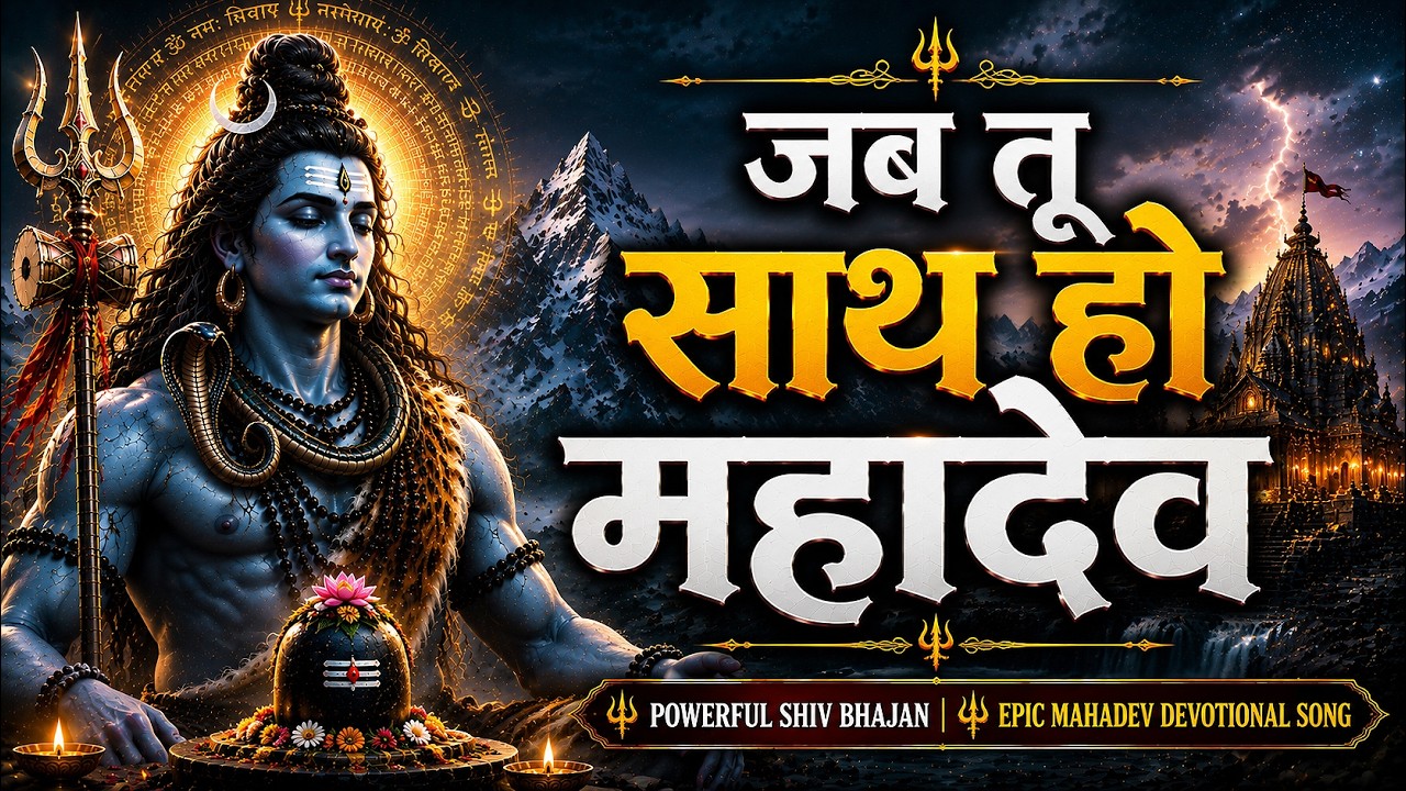 जब तू साथ हो महादेव | Powerful Shiv Bhajan | Epic Mahadev Devotional Song | #bhajandhaara