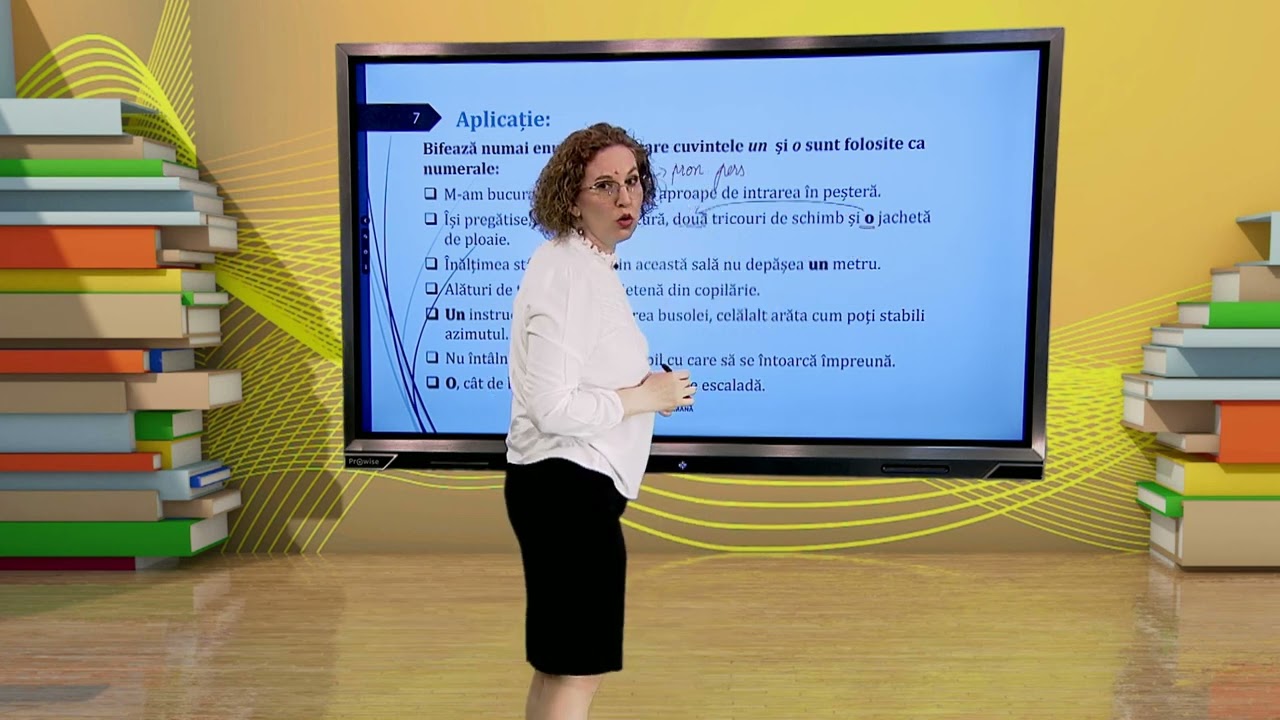 TeleŞcoala: Limba şi literatura română clasa a VIII-a – Numeralul (@TVR2)