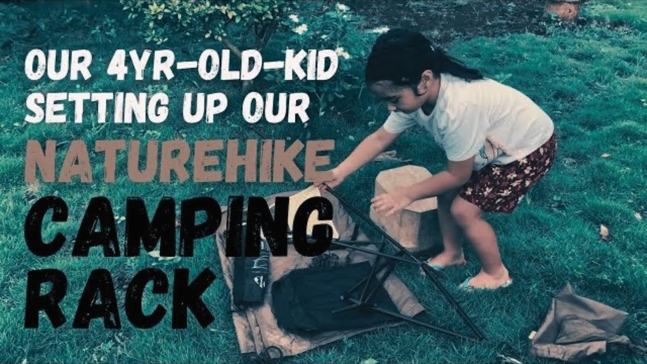 NATUREHIKE CAMPING RACK &bull; CAMPING GEAR REVIEW &bull; MESH BASKET &bull; SHINETRIP TRIANGLE SHELF RACK