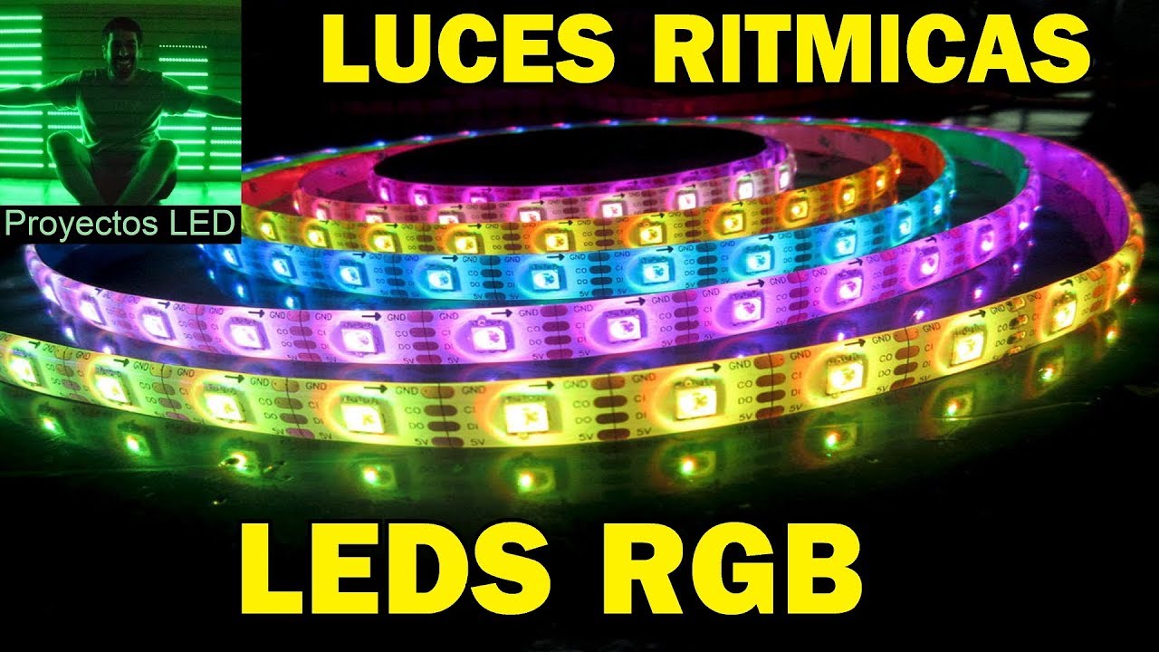 Audioritmico compatible con leds RGB. Luces ritmicas