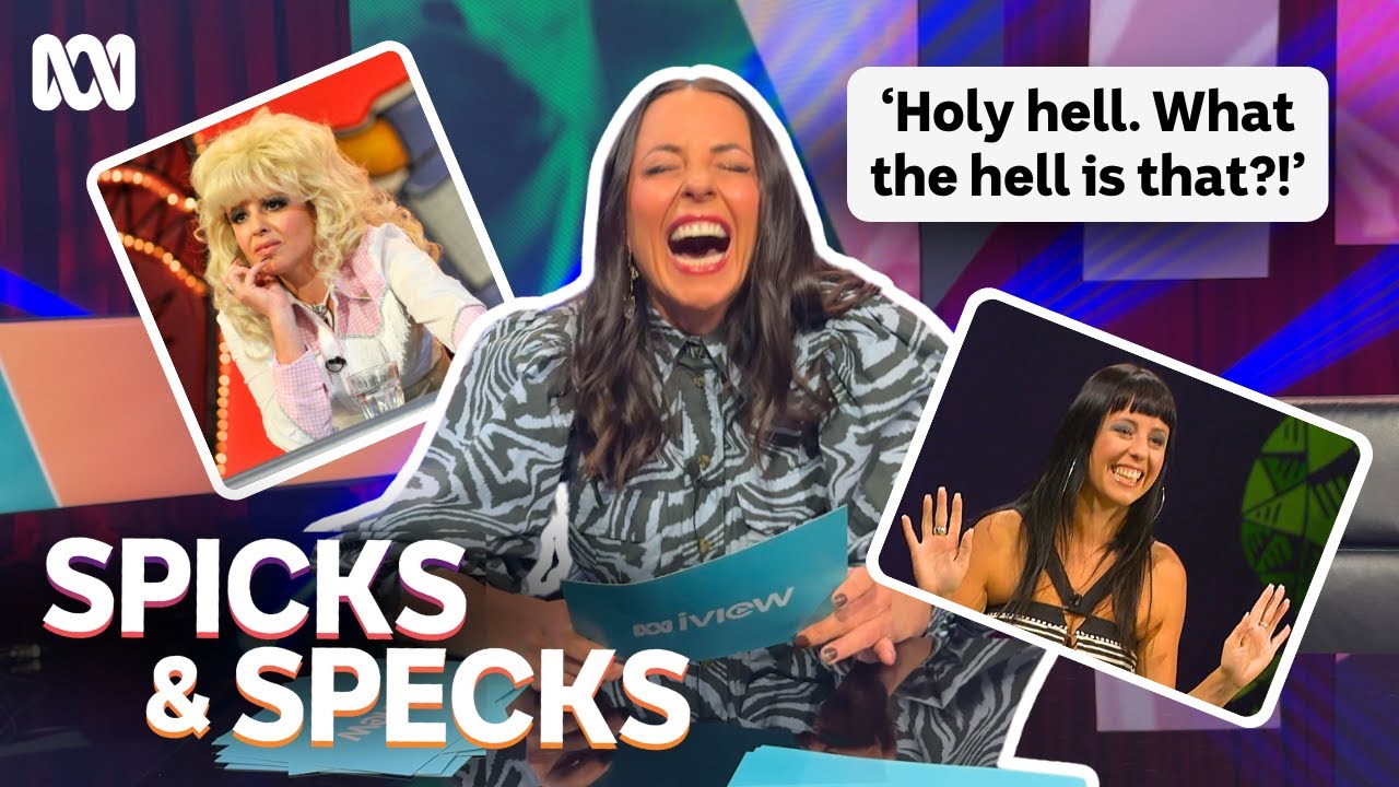 Myf Warhurst reflects on 20 years of iconic outfits | Spicks and Specks | ABC iview