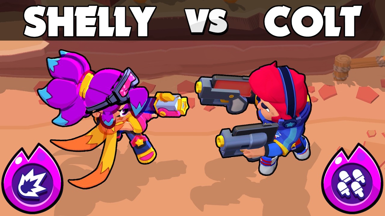 SHELLY vs COLT ⭐ Squad Busters