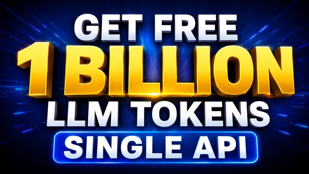 Как получить 1 миллиард бесплатных токенов LLM API?