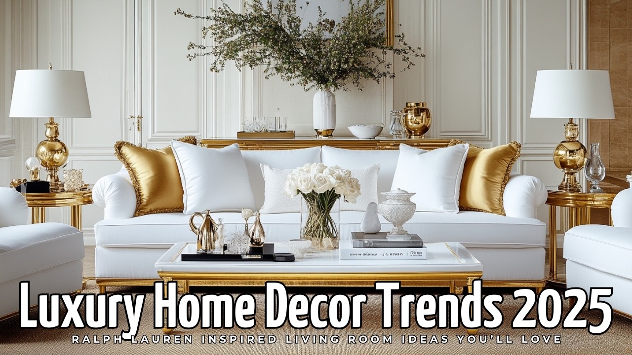 Luxury Home Decor Trends 2025: Ralph Lauren Inspired Living Room Ideas You’ll Love