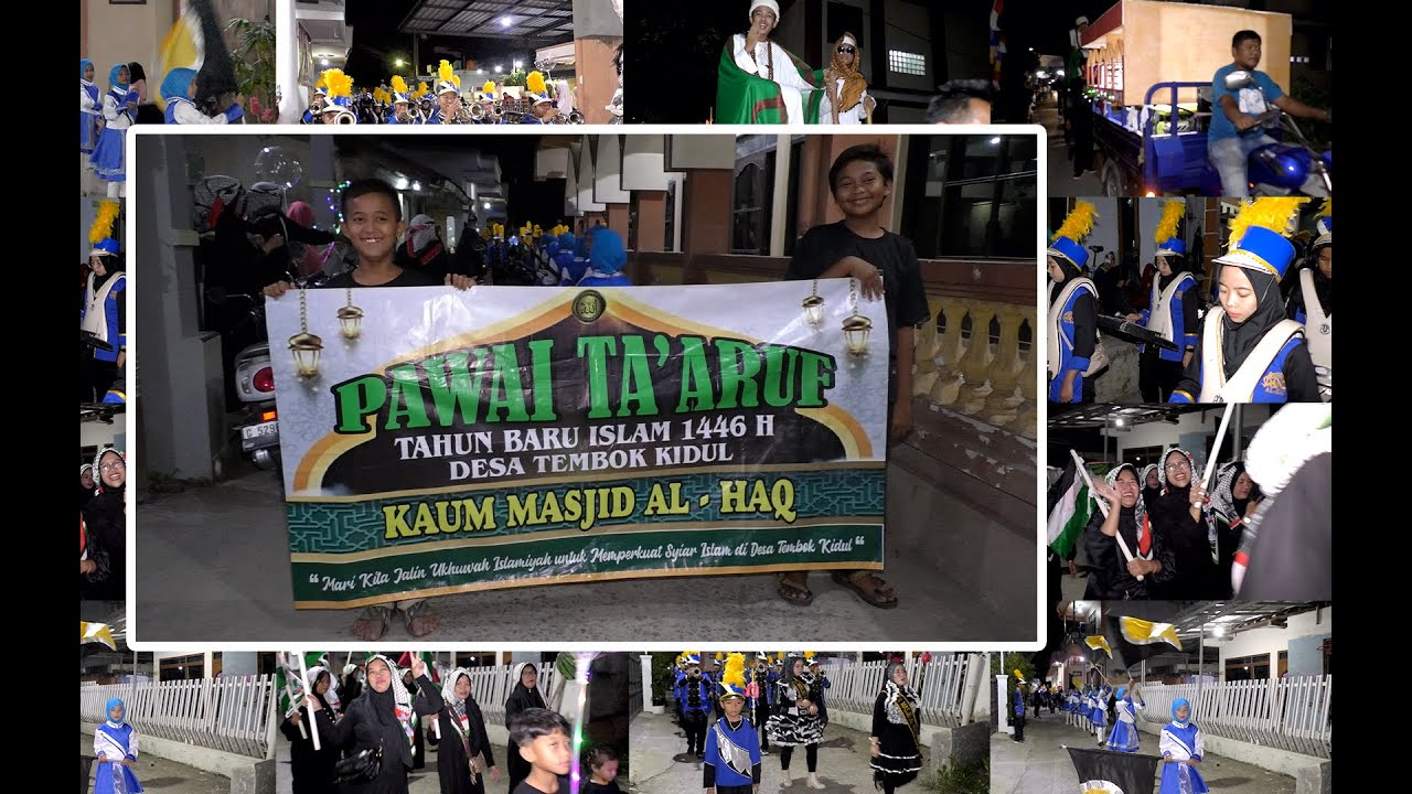 PAWAI Peringatan TAHUN BARU ISLAM Tahun ini Drumband Kaum MASJID AL HAQ Tembok Kidul Tegal