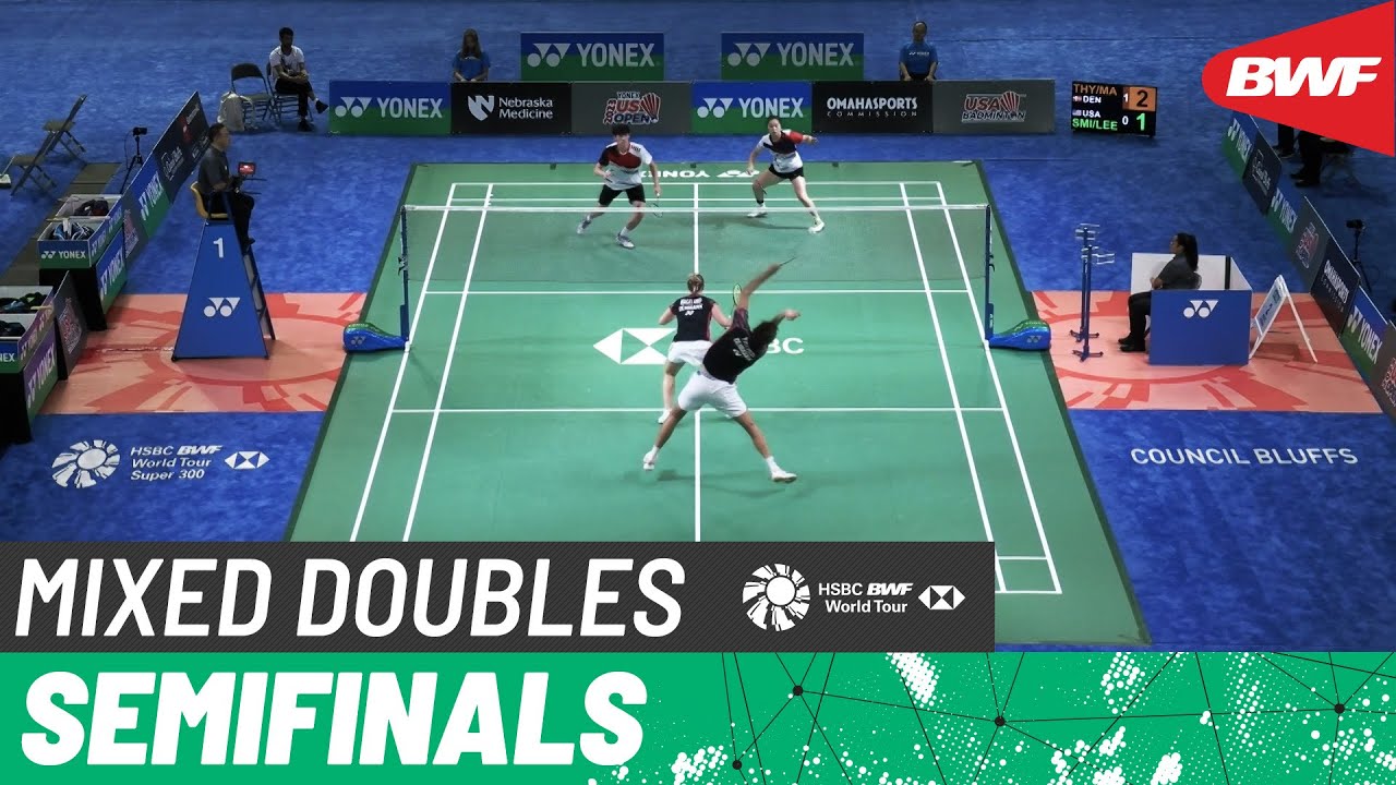 YONEX US Open 2023 | Thyrri/Magelund (DEN) [3] vs. Smith/Lee (USA) | SF