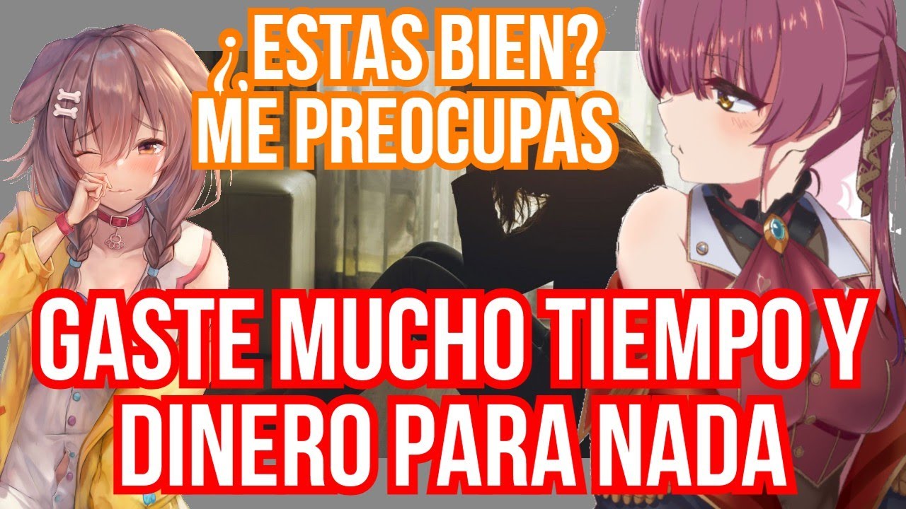 Marine lloro mucho por un fracaso y Korone la consolo durante toda la noche【Vtuber sub español】