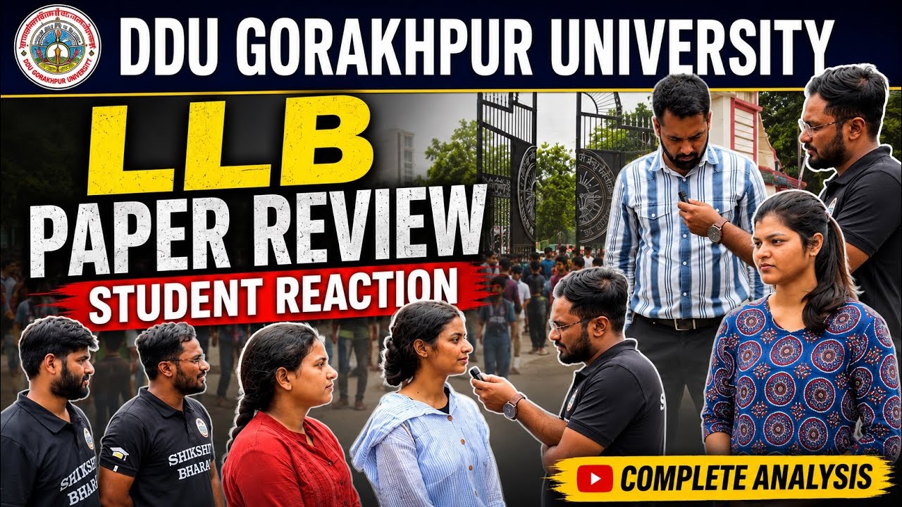 🔥DDU Gorakhpur University LLB Paper Review 2026 | Student Feedback |Shikshit Bharat का बड़ा Impact 🔥