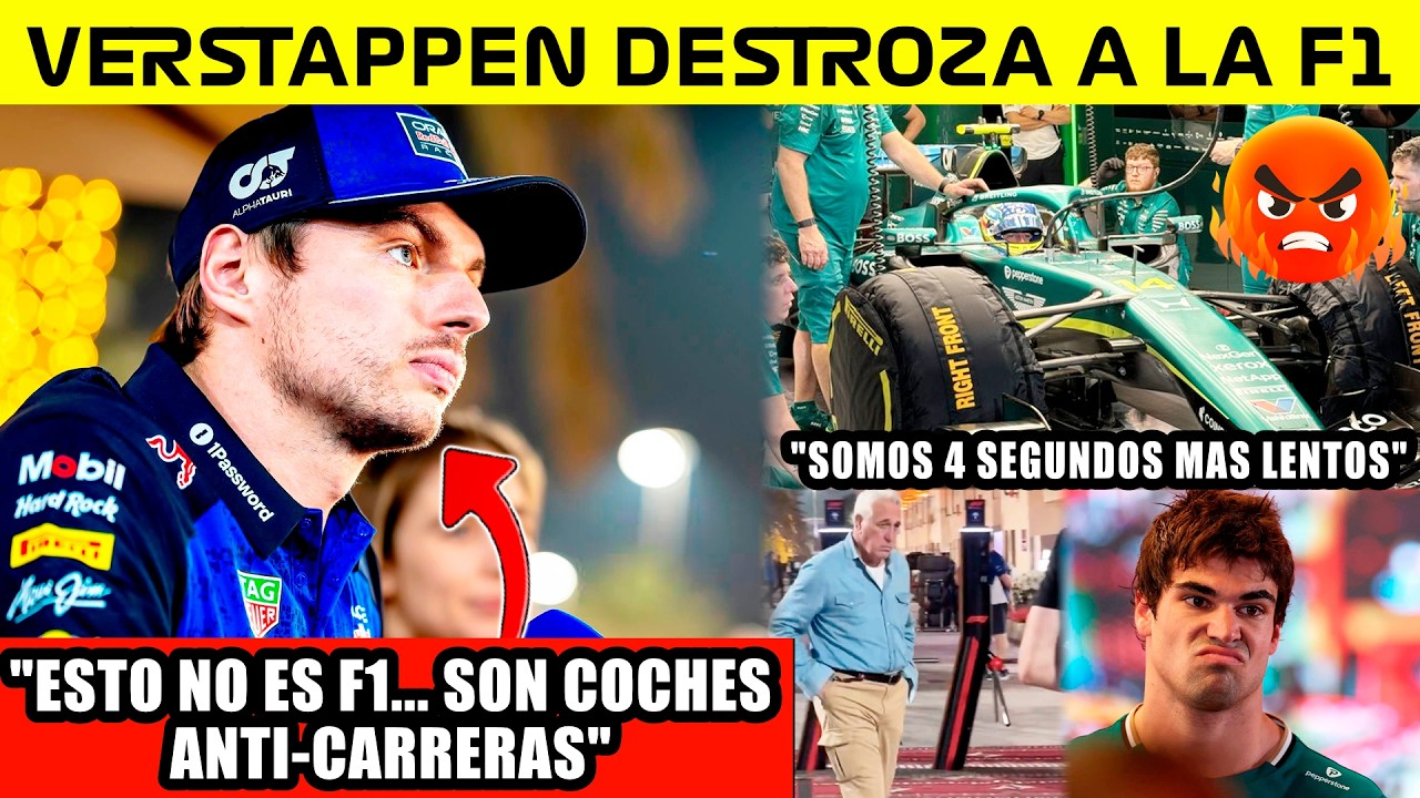 ⚠️BOMBA💥 VERSTAPPEN DESTROZA las NUEVAS REGLAS❌ ASTON MARTIN en CAOS TOTAL⛔️ El PEOR COCHE😱 LECLERC