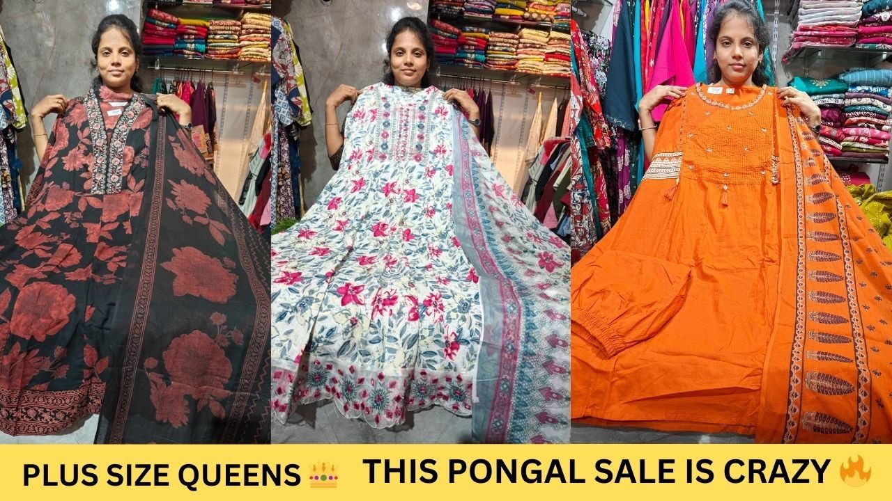 Pongal Sale Blast 🔥 | Plus Size 3XL–7XL | Premium Kurtis & Sets