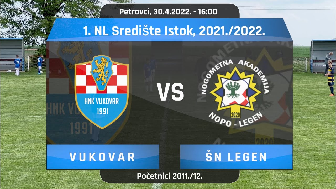 HNK Vukovar 1991 - ŠN Legen, 4:0, 18. kolo, 1. NL Središte istok, Početnici 11./12., 30.04.22.