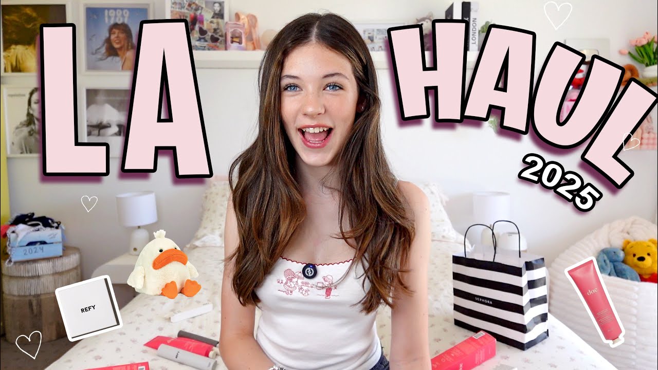 LOS ANGELES SHOPPING HAUL, JELLYCAT COLLECTION, VANITY TOUR!