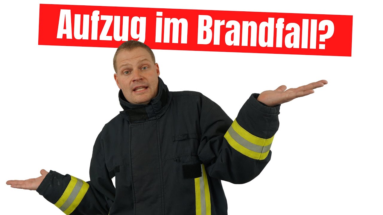 Aufzug im Brandfall nicht benutzen? | Der wahre Grund. #BrandschutzEinfachErklärt