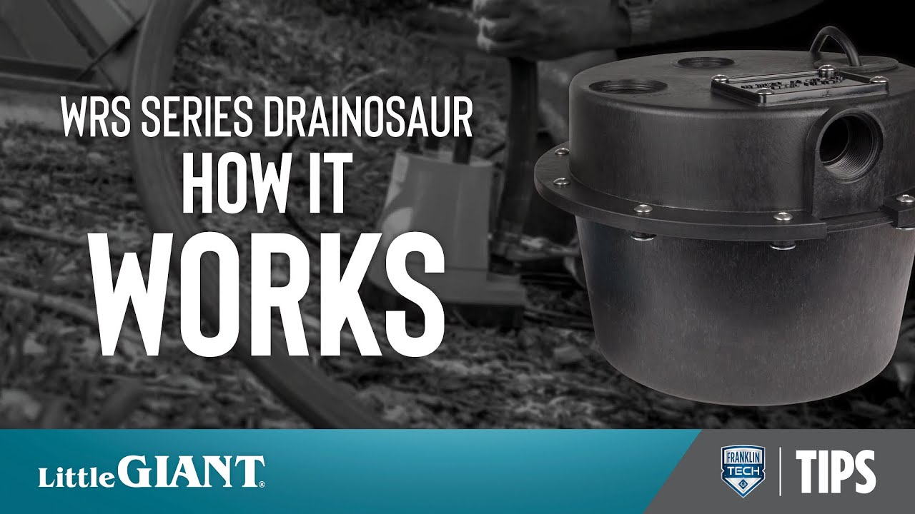 How the Little Giant WRS Series Drainosaur Sump Pump System Works