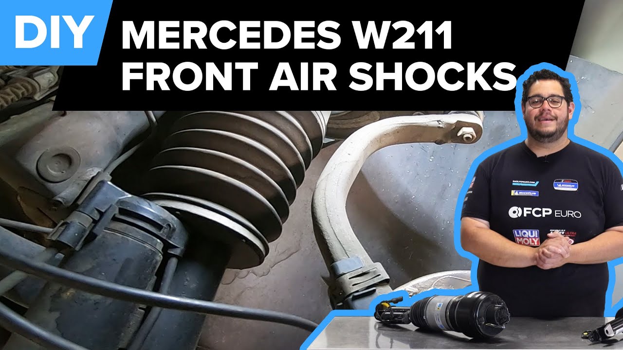 Замена передней стойки Airmatic AMG Mercedes E63 своими руками (Mercedes W211 E55, W219 CLS55, W2...