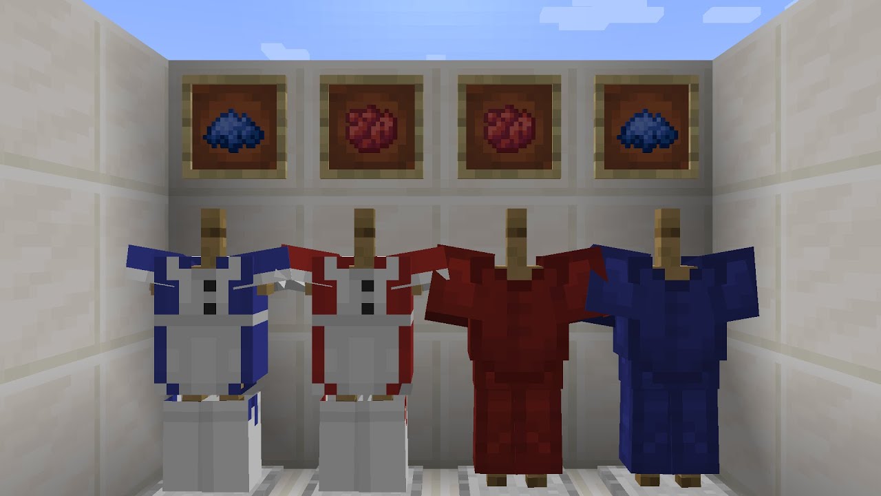 VanillaMods - Custom dyeable armor with no mods