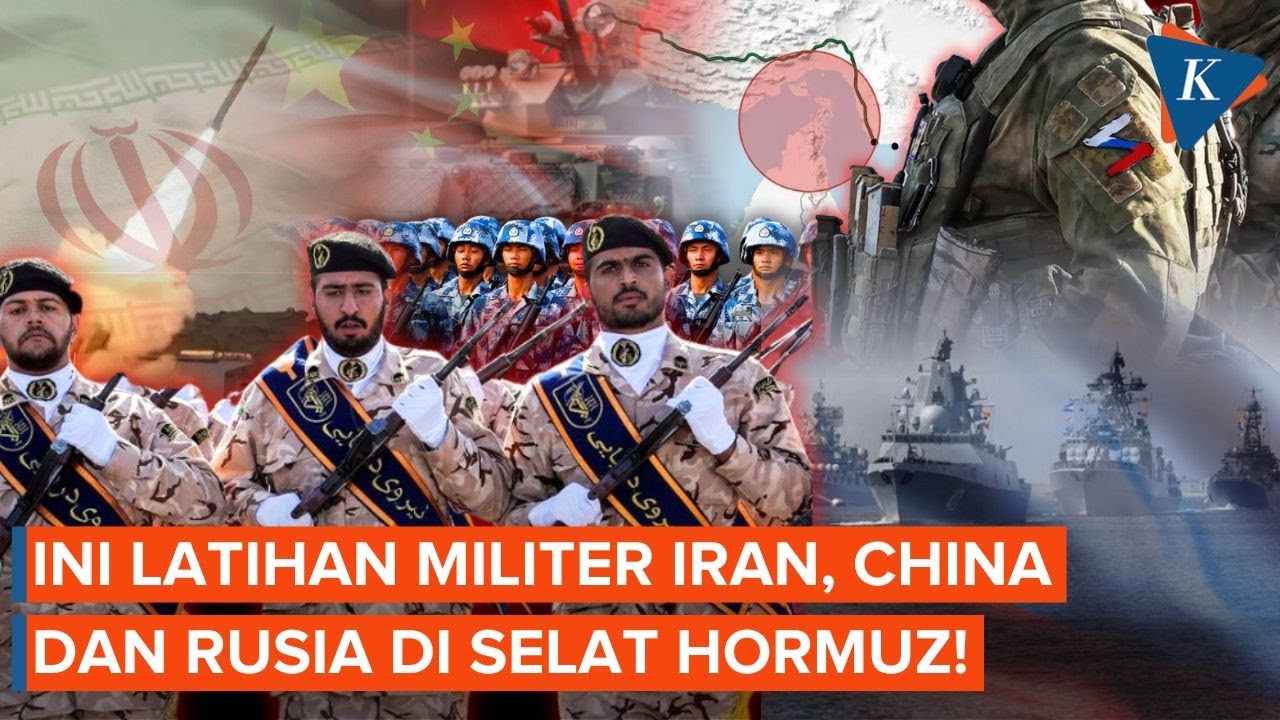 Ini Latihan Militer Iran, China dan Rusia di Selat Hormuz!