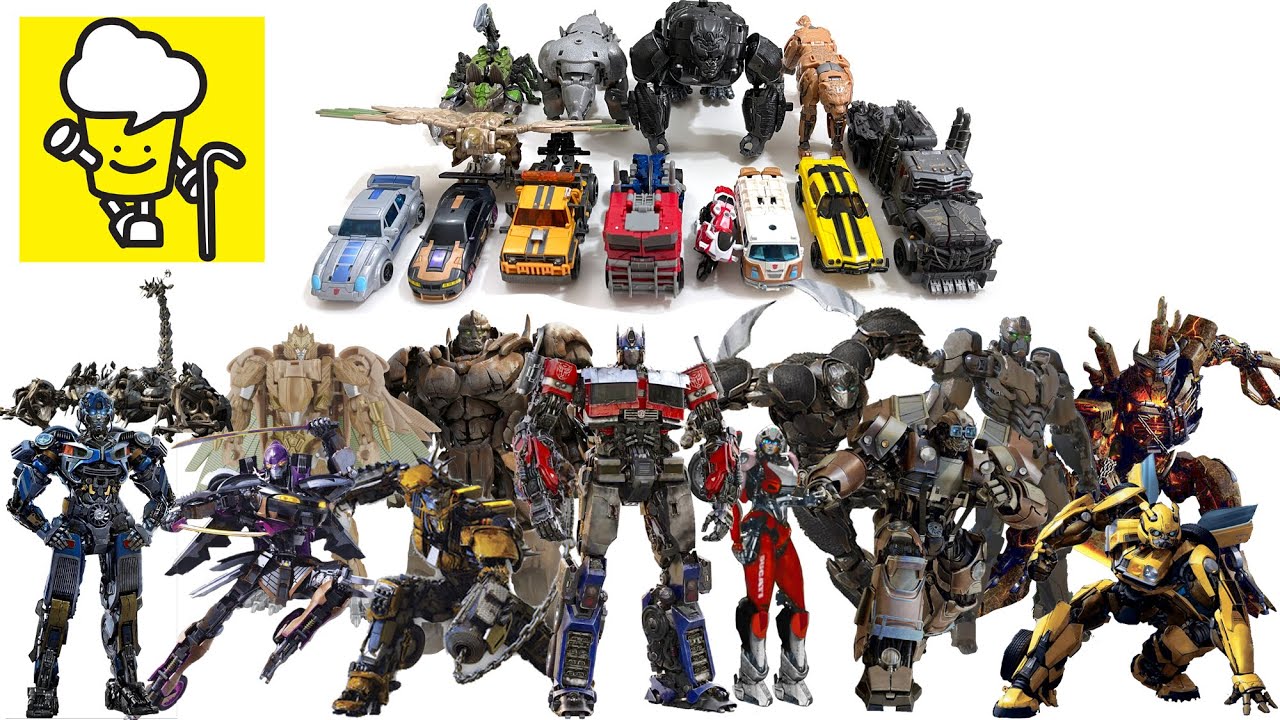 Transformers Movie Rise of the Beasts 2023 Optimus Prime Bumblebee Scourge トランスフォーマー 變形金剛