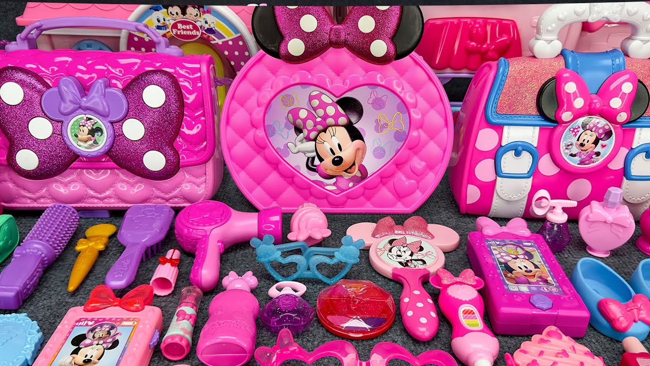 Satisfying with Unboxing Minnie Mouse Makeup Playset, Disney Toy Collection ASMR 2025 | Review toys