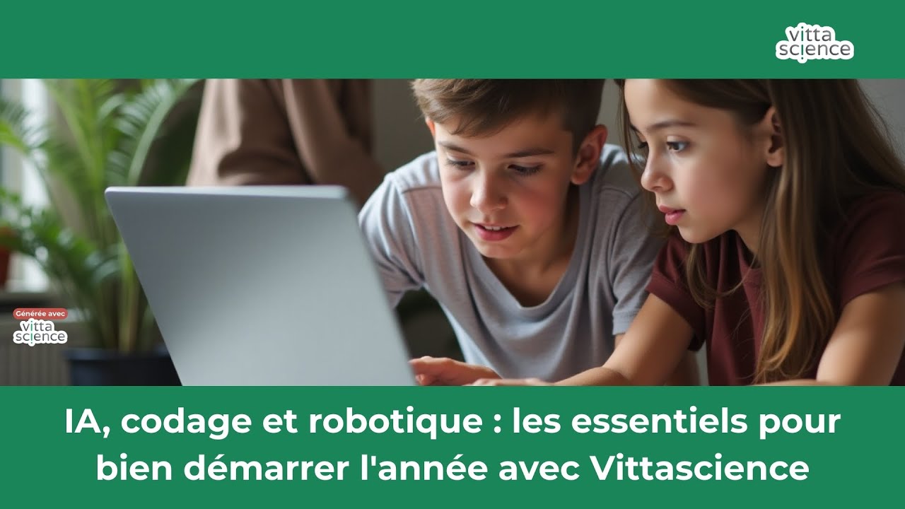 IA, codage et robotique : les essentiels pour bien démarrer l'année avec Vittascience