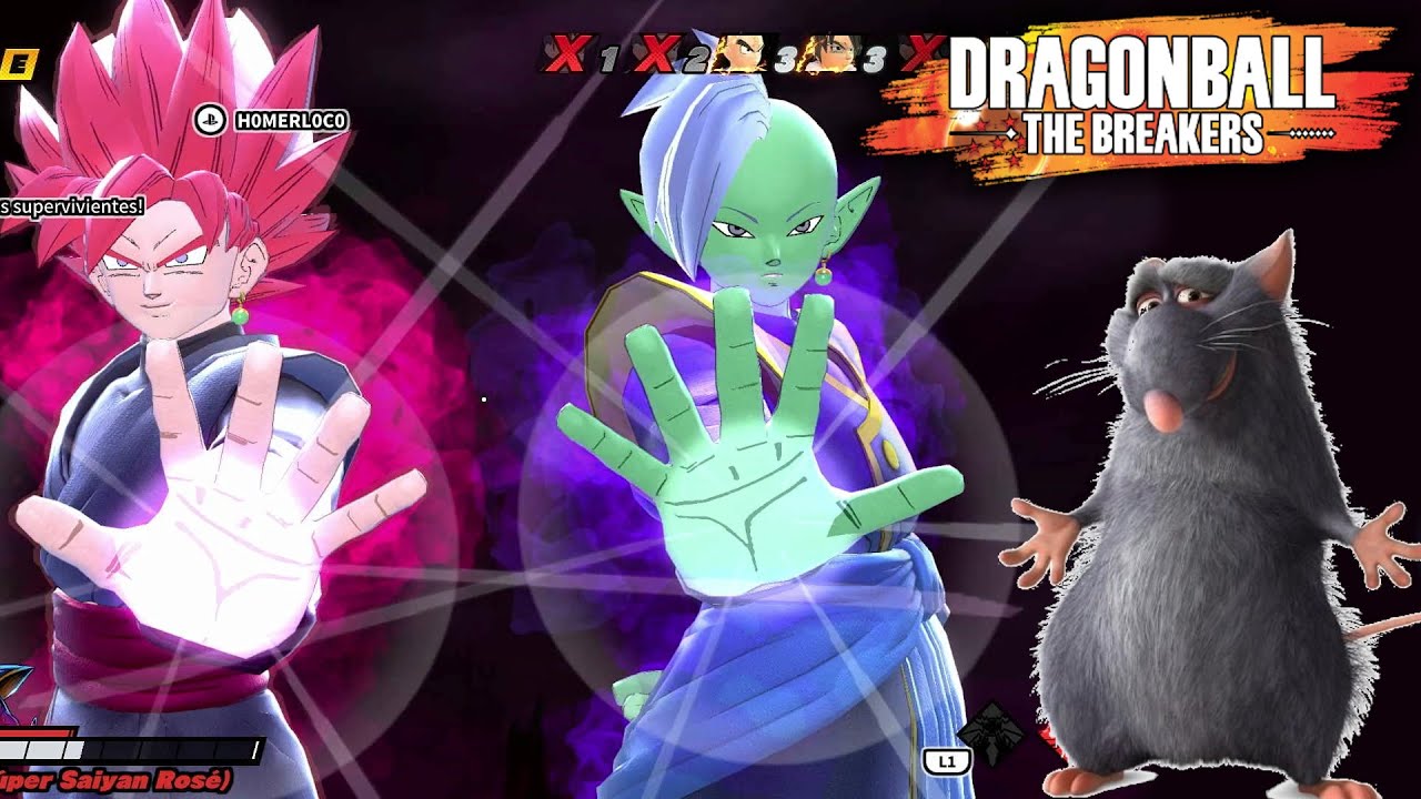 Salid de una vez! Partida con GOKU BLACK y ZAMASU | Dragon Ball THE BREAKERS