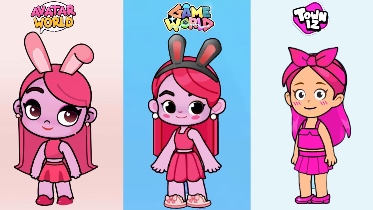 Pinki 🩷 Sprunki Style Look In 3 Gameplay #pazu #avatarworld #gameworld #towniz