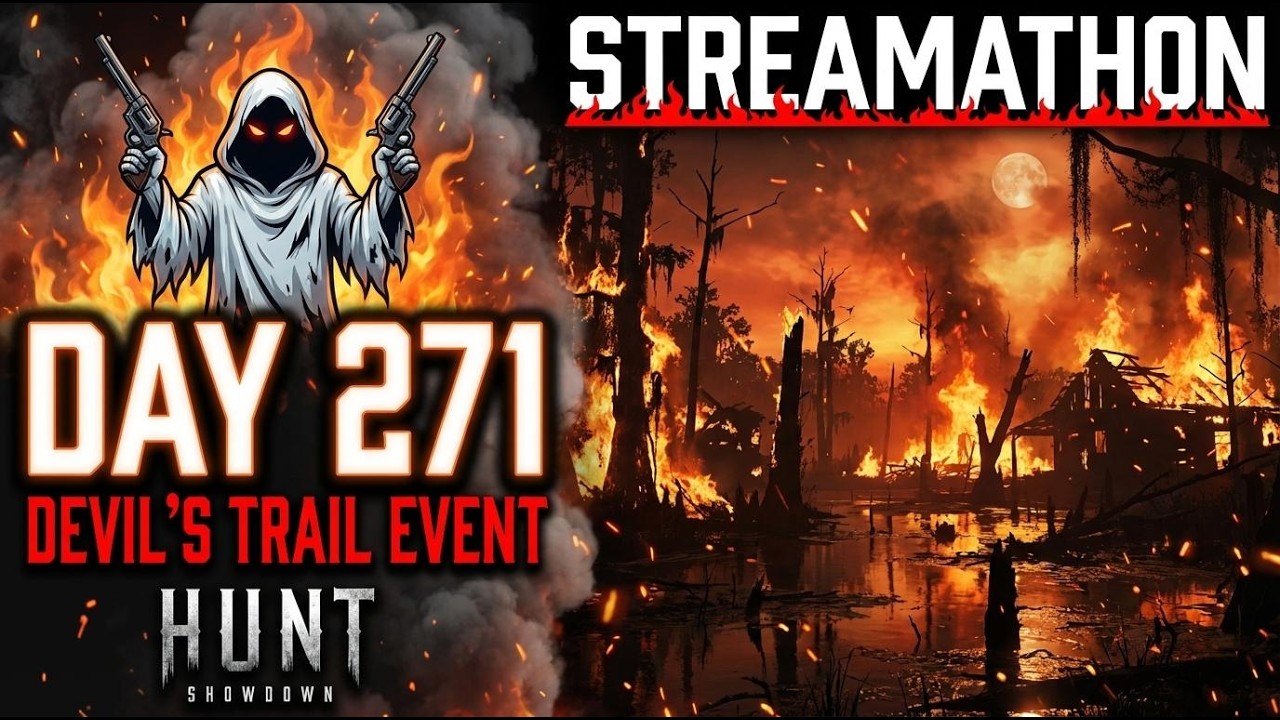 Hunt Showdown Devil's Trail NEW EVENT LIVE! Streamathon Day 271 | Random Trios Bounty Hunt