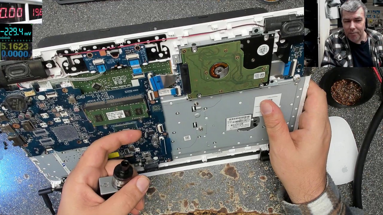 Hp 15-ay022na -motherboard repair no power/not charging