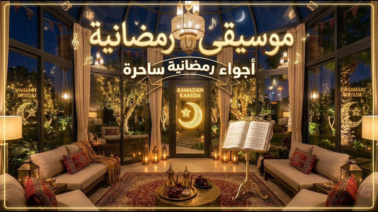 إطلالة رمضانية من قلب الطبيعة: زينة داخل كوخ زجاجي مع موسيقا هادئة | MoodScreen