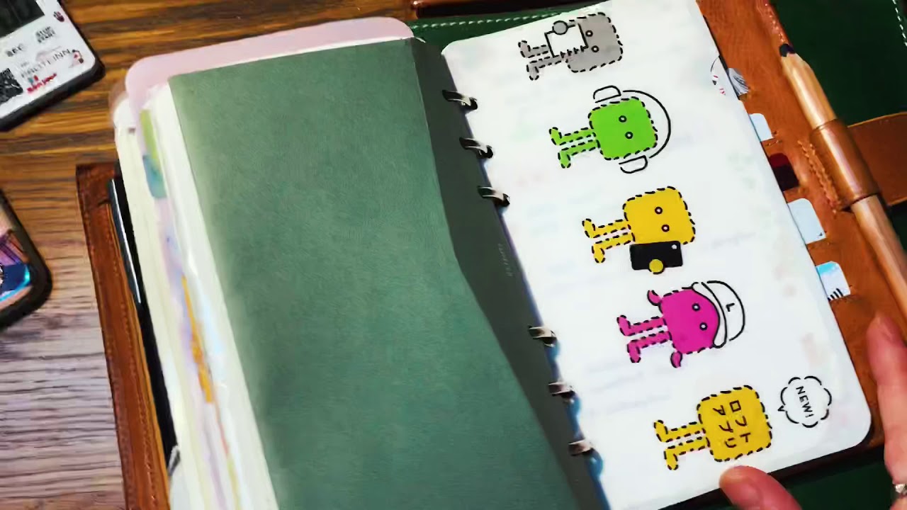 猫MI小姐gillio随身undyed裸色med活页本carry everyday已变焦糖色➕镇宅A4活页30环分享