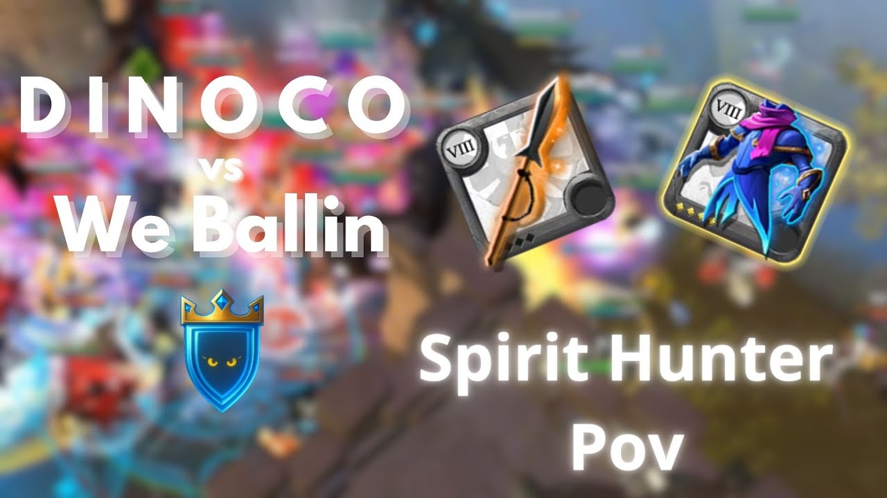 Spirit Hunter Pov | Albion Online ZvZ | DINOCO vs We Ballin