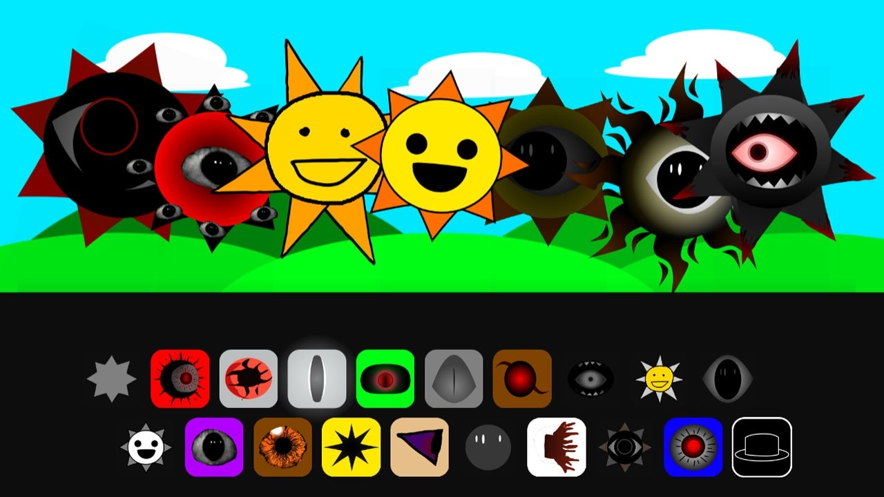 Sprunki but all mr sun's mod normal