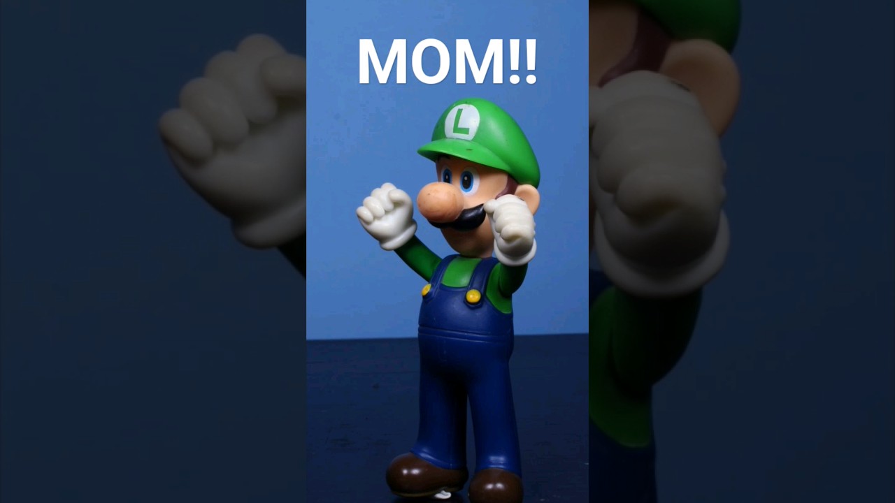 MOM!!! - OneyPlays Stop Motion  #stopmotion #nintendo #Mario #luigi #oneyplays #oneyplaysanimated