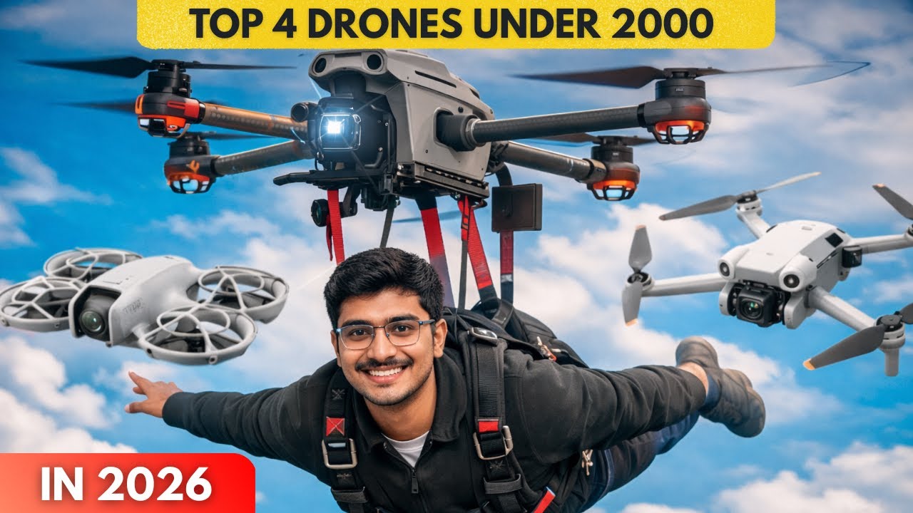 Best Camera Drones Under ₹1000, ₹2000 & ₹3000 on Amazon India | Top Budget Flying Camera 2026
