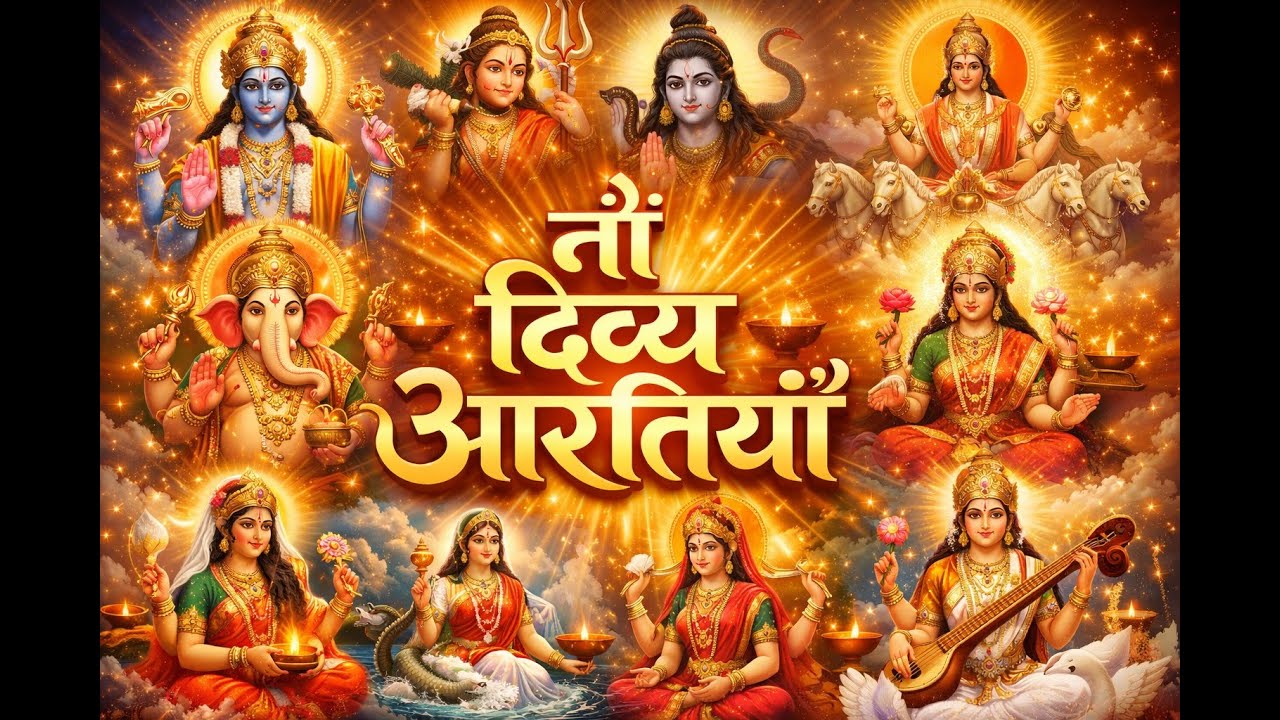 इसे सुने और दिन बने विष्णु कृपा से मंगलमय || दिव्य आरती महासंग्रह || Maha Aarti Jukebox 2026