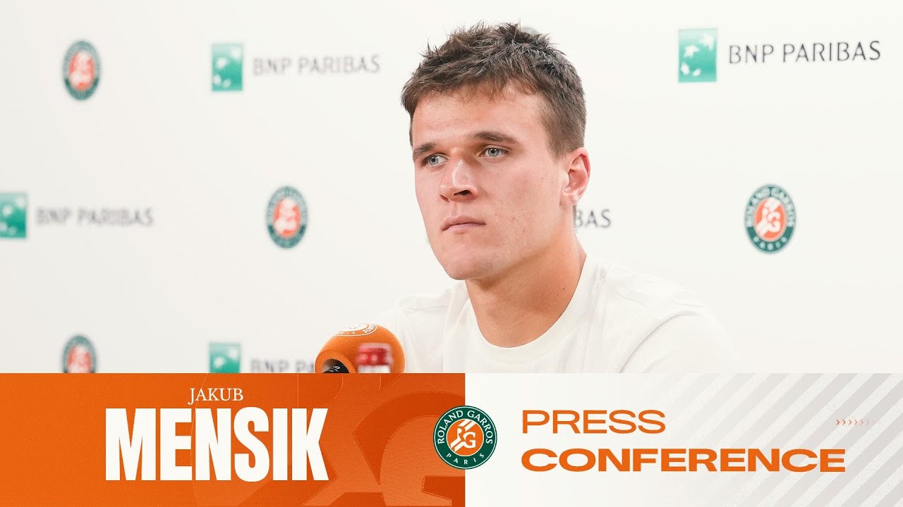 Jakub Mensik | SF Press Conference | Roland-Garros 2026