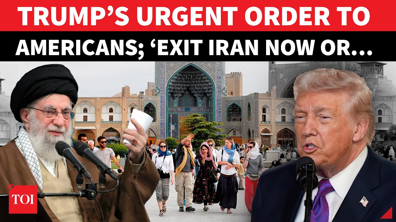 Trump’s EMERGENCY ORDER To Americans; ‘Leave Iran, Run To Turkey’ | Attack On Tehran Any Moment?