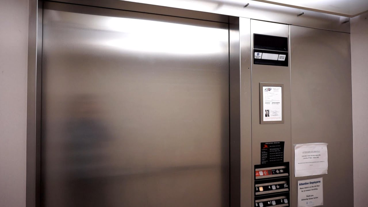 2003 ThyssenKrupp Dover Impulse hydraulic elevator @ Hanes Hall, UNC, Chapel Hill, NC