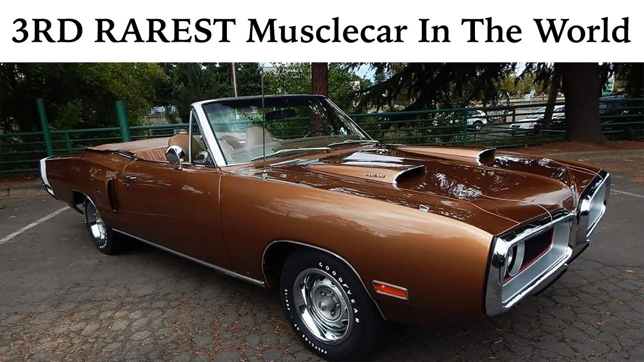 3rd RAREST Muscle Car in the World - Extremely Rare 1970 Hemi Coronet R/T Convertible