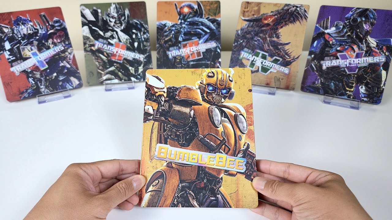 Transformers Limited Edition 6-Movie Steelbooks 4K | Unboxing
