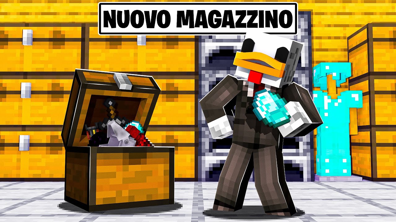 IL MIO NUOVO MAGAZZINO SU MINECRAFT
